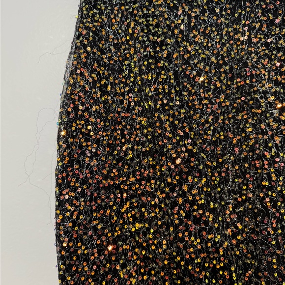 3 for $10 Forever 21 Sequin Knee Length Skirt Slit Party Sparkly Small - Picture 8 of 14